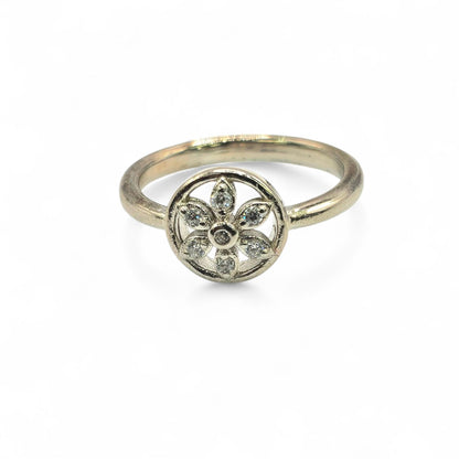 Princess Petal 925 Silver Kids Ring