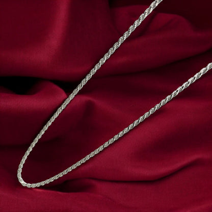 Eterno Italian Silver Unisex Chain