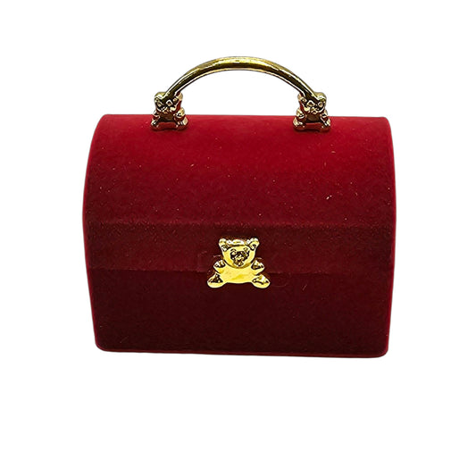 Royal Velvet Mini Trunk Ring Box