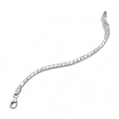 The Catalyst Link Silver Mens Bracelet