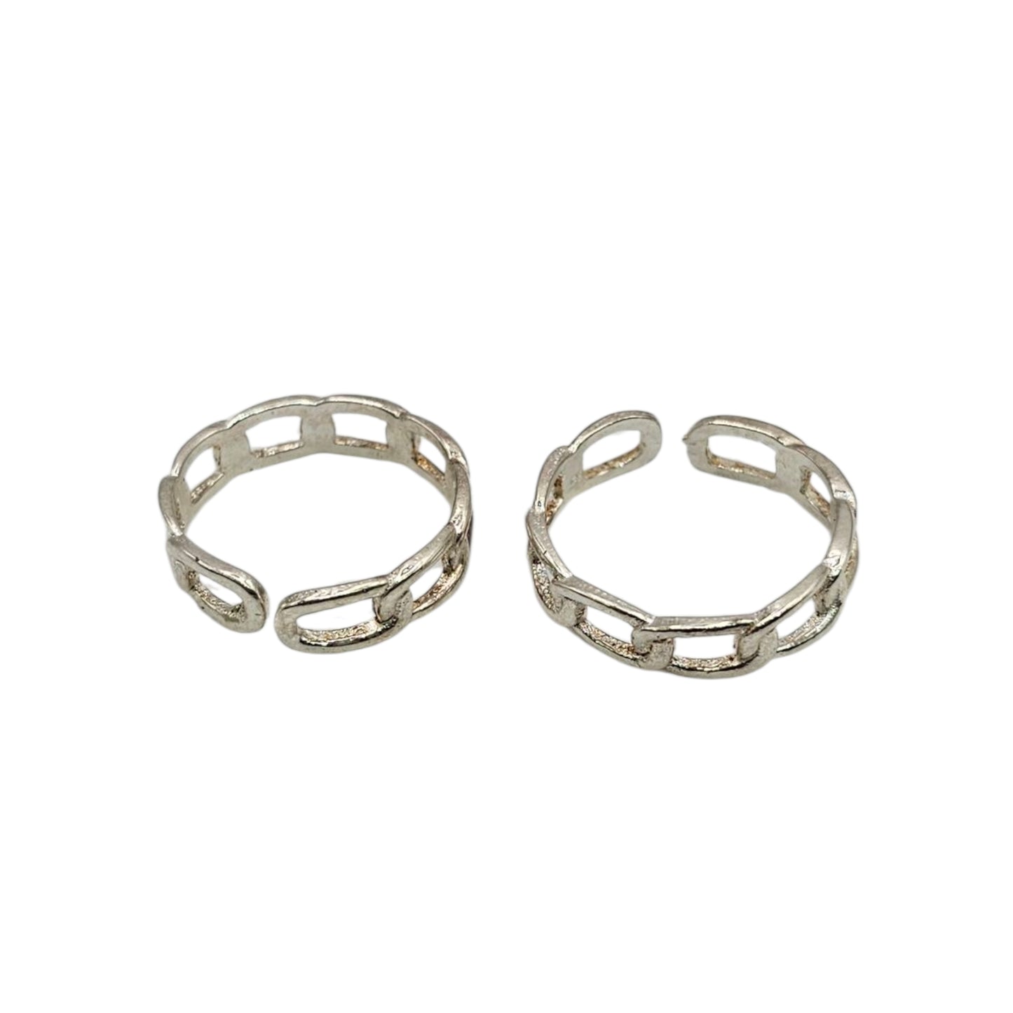 Chain Pattern Adjustable Toe Rings