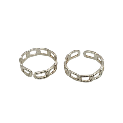 Chain Pattern Adjustable Toe Rings