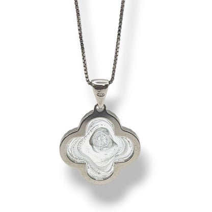 Bianca Bloom Murano Necklace With 925 Silver
