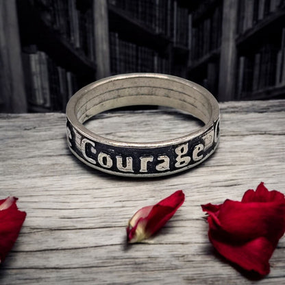 Oxidized Finish 925 Silver Ring