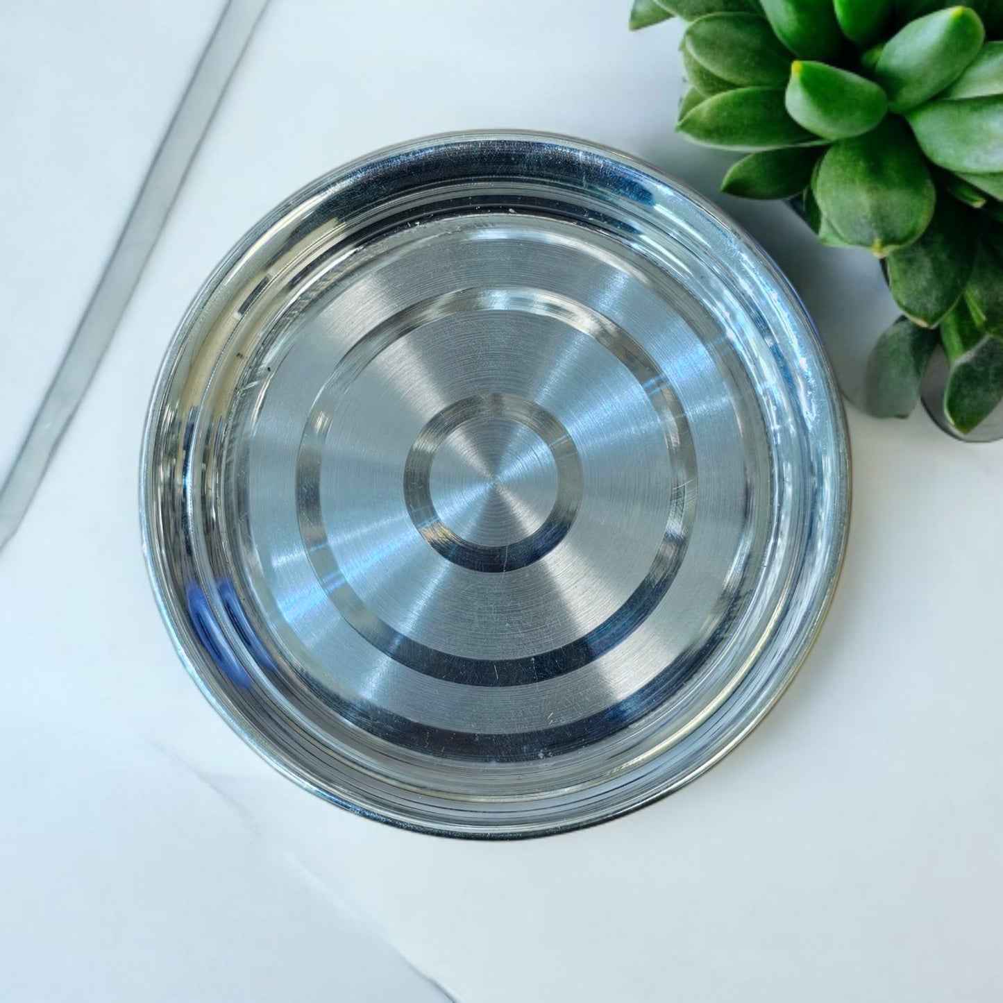 Traditional Small Silver Plate