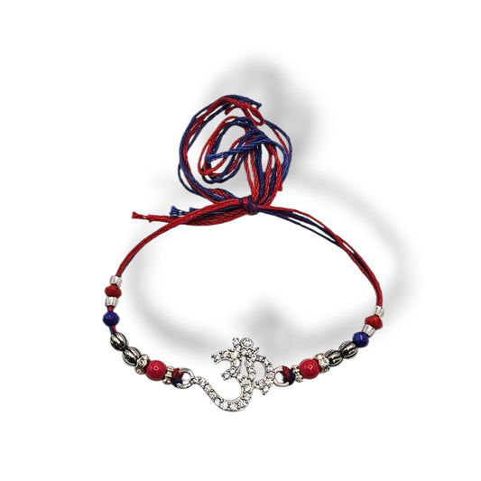 Vedic Om Heritage Silver Rakshabandhan Rakhi