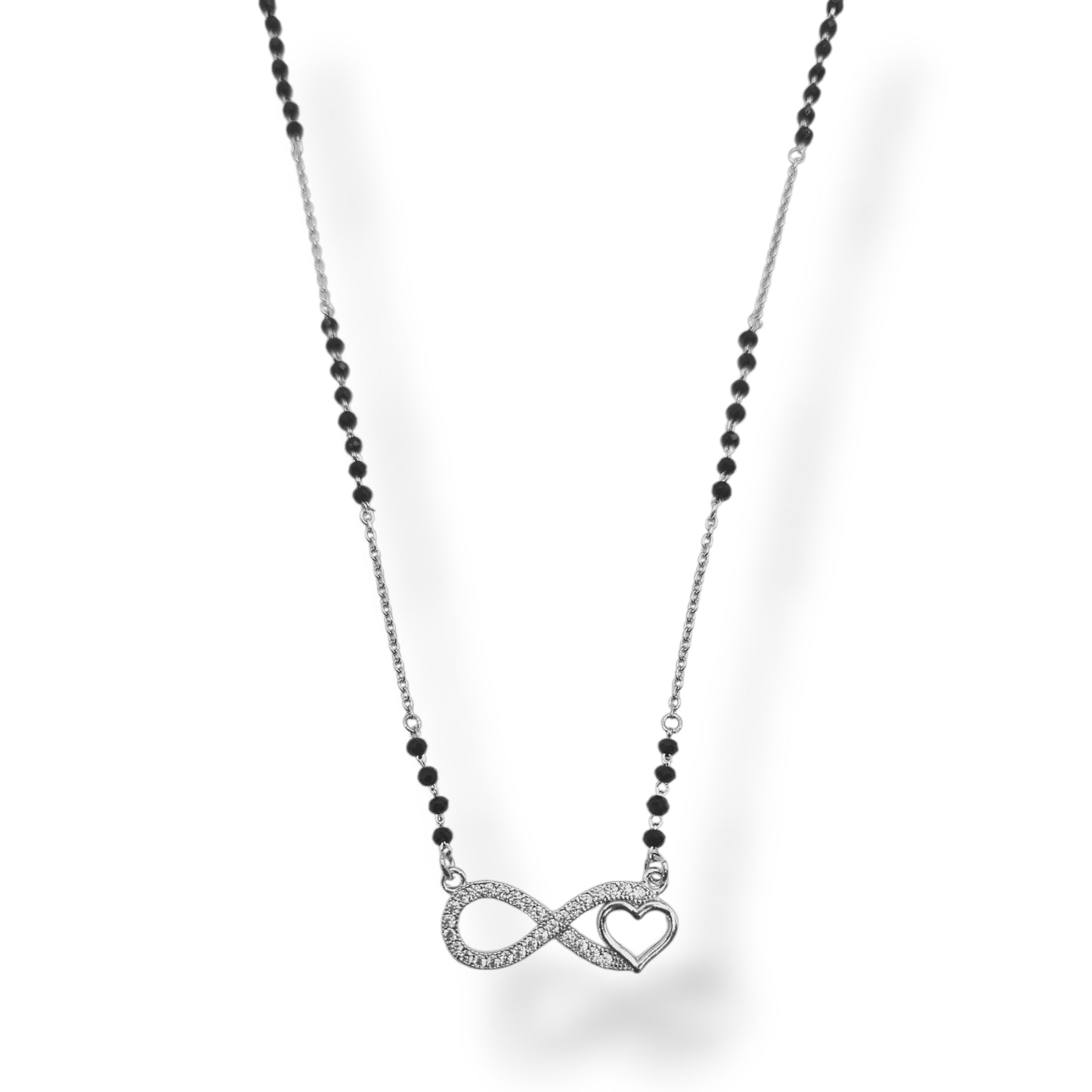 Forever Knot Silver Mangalsutra