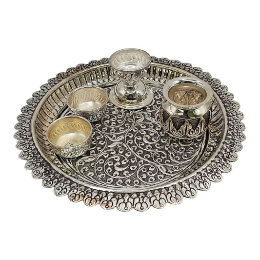 Antique Aura Pooja Thali Set