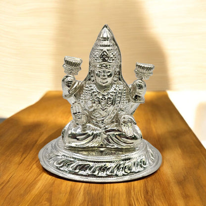 Silver Shree Lakshmi Idol