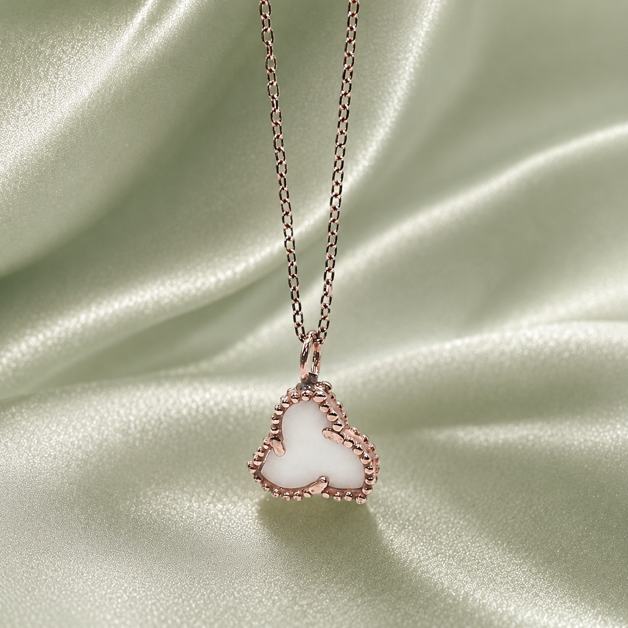 Rose Amore Murano Pendant With 925 Silver