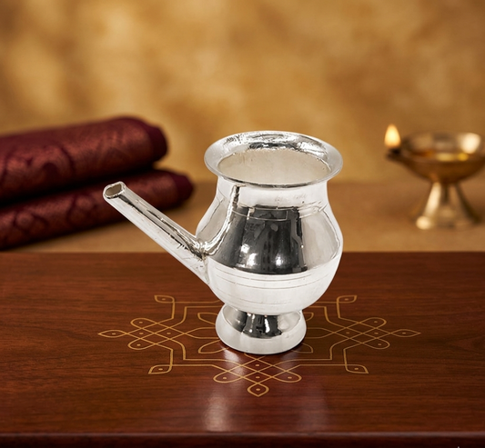 Vedic Flow Silver Dhari Kalash