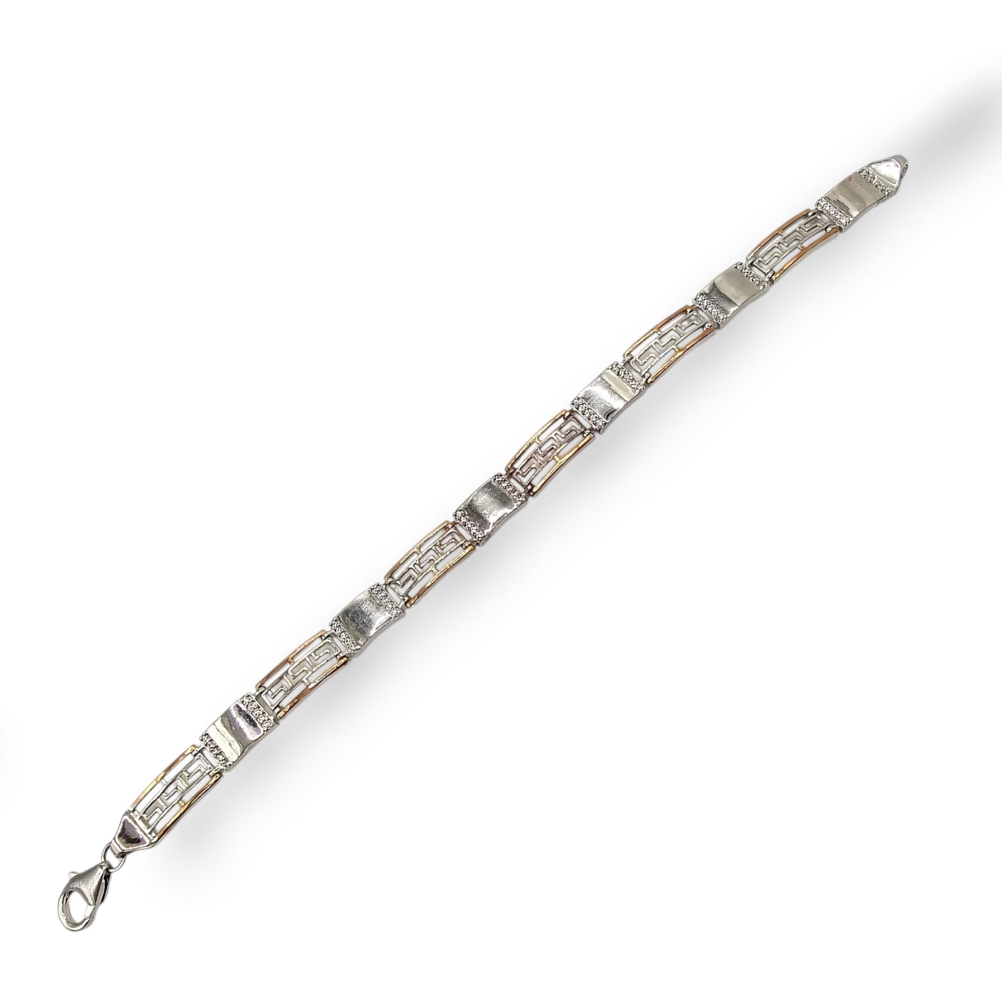 Titan Dual-Tone Silver Men's Bracelet