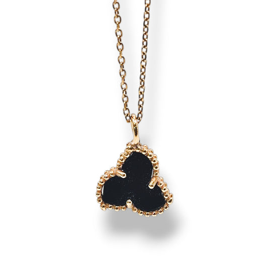 Noir Amore Murano Pendant With 925 Silver