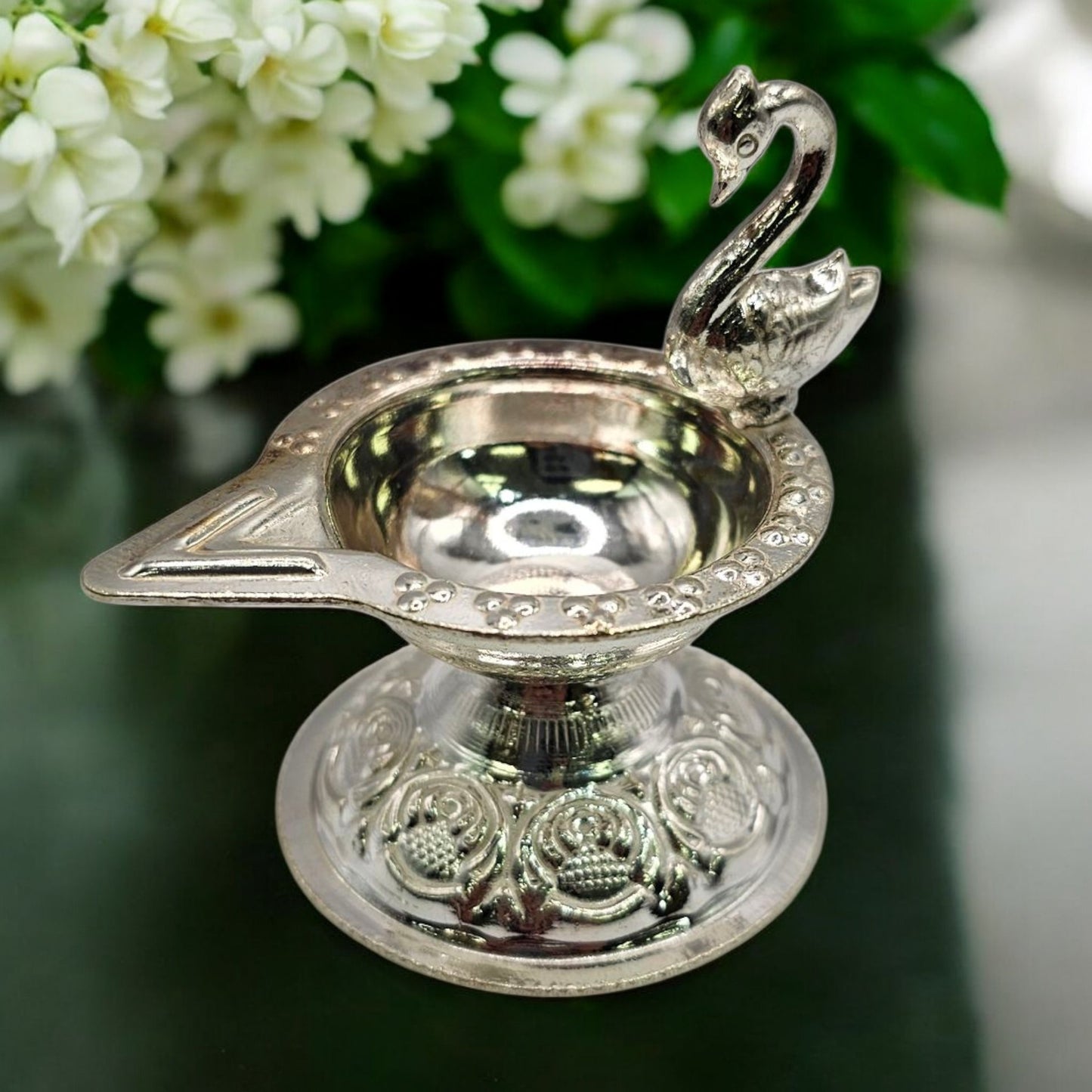 Hansraj Silver Deepam