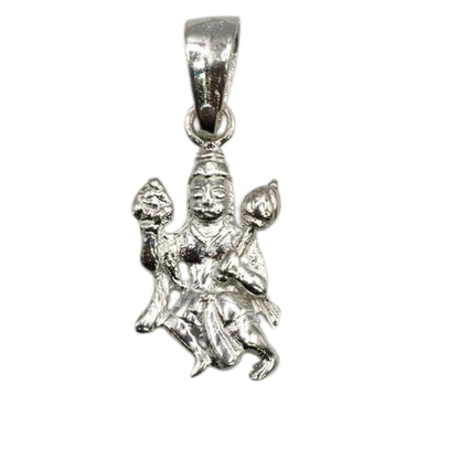Sankat Vijay Hanuman 925 Silver Unisex Pendant