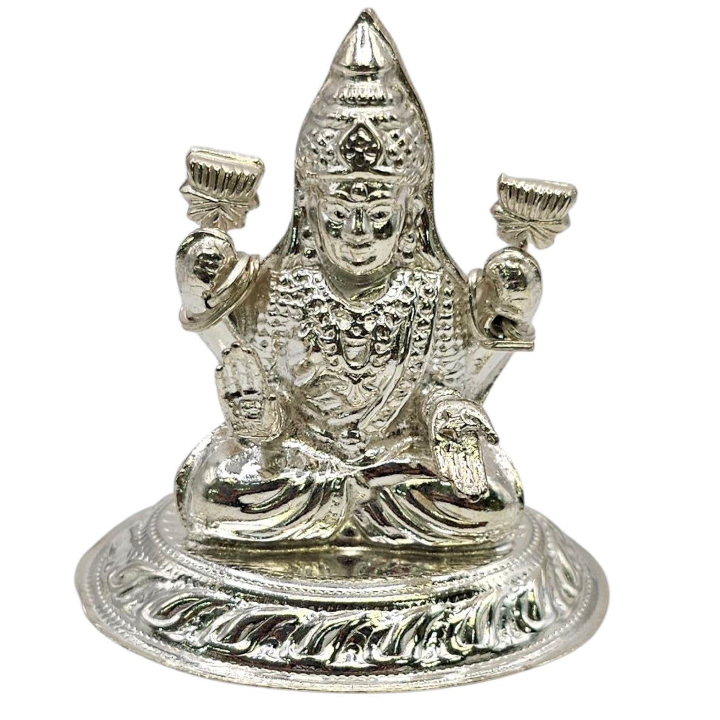 Silver Shree Lakshmi Idol