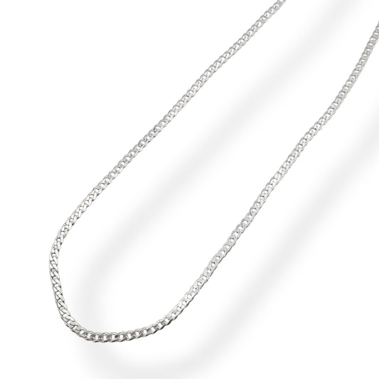 Roma Silver Cuban Link Chain