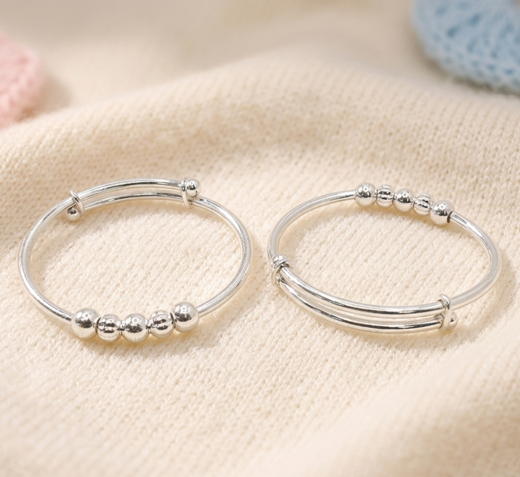 Twinkle Tots Silver Kids Bracelet