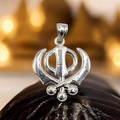 Divine Khanda 925 Silver Pendant