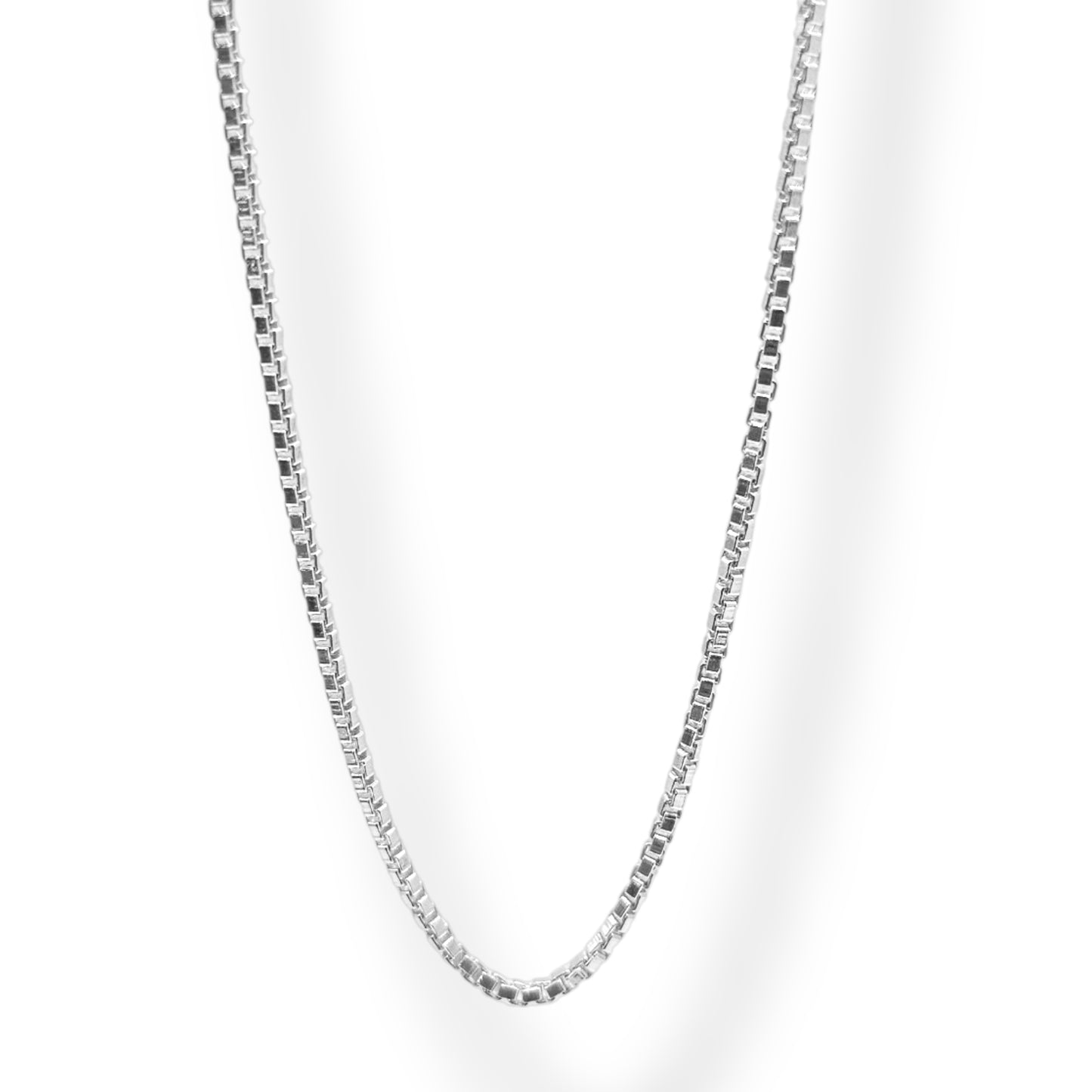 Silver Luxe Box Chain