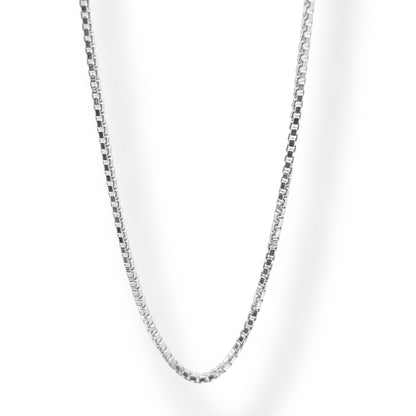 Silver Luxe Box Chain