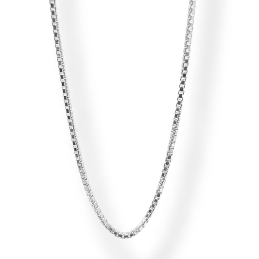 Silver Luxe Box Chain