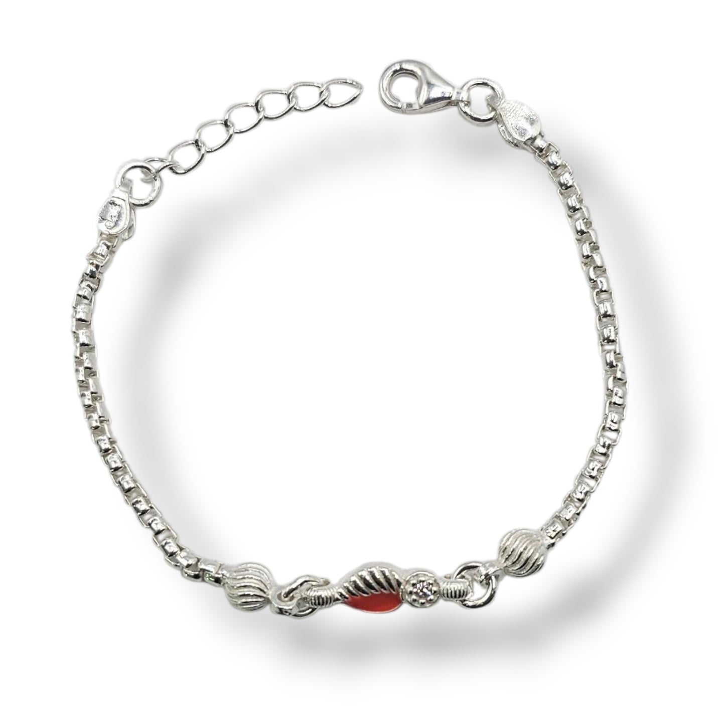The Rudra Leaf Silver Rakshabandhan Rakhi
