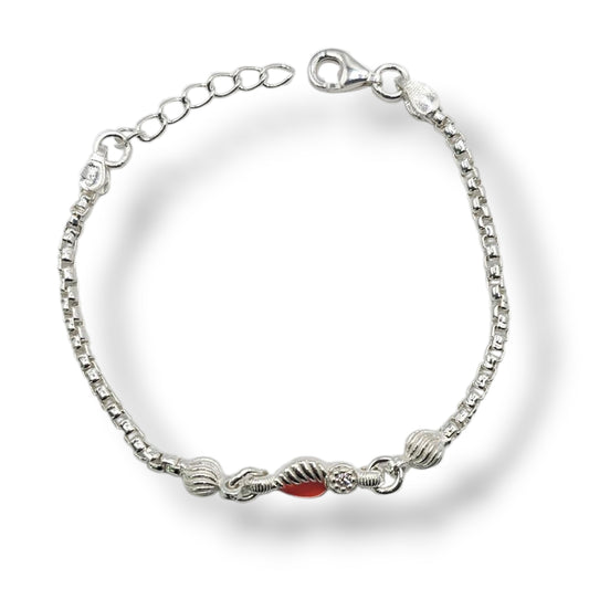The Rudra Leaf Silver Rakshabandhan Rakhi