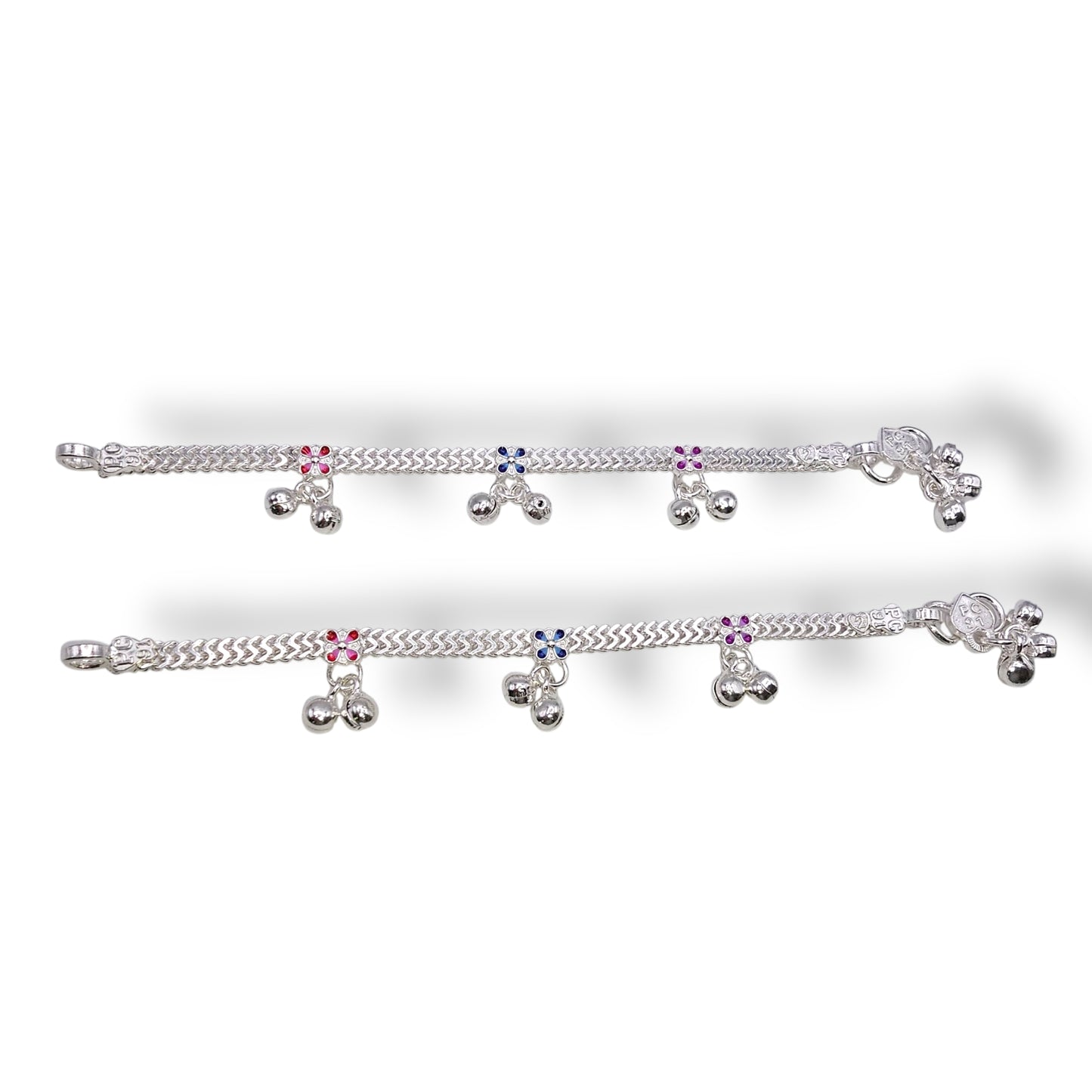 Little Petal 925 Silver Kids Anklets