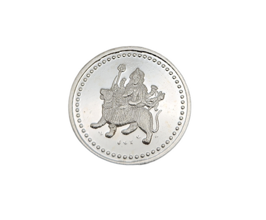 Maa Durga Silver COIN 999 Purity
